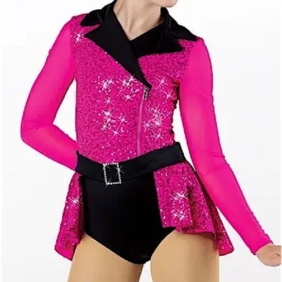 Weissman dance costume hot pink menswear Suit tux Aint We Got Fun 13796 SA adult - Picture 1 of 10